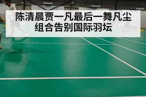 陈清晨贾一凡最后一舞凡尘组合告别国际羽坛